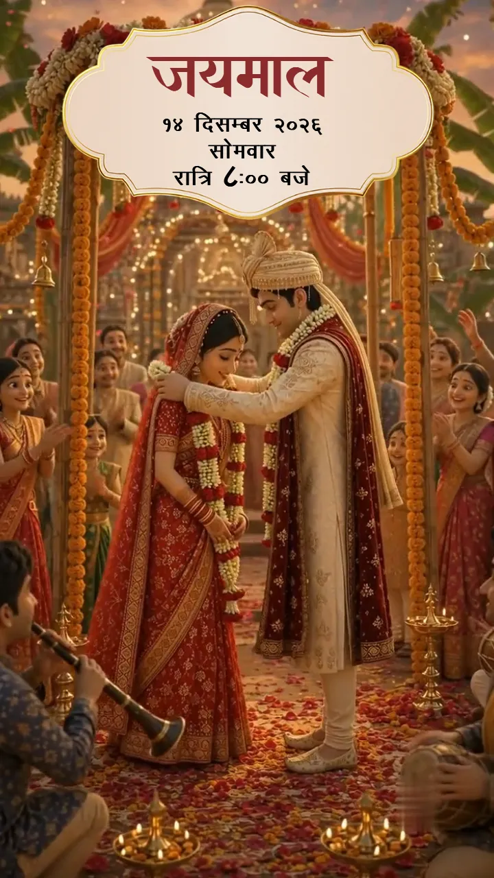 3D Bihari Wedding Invitation Video with Traditional Rituals