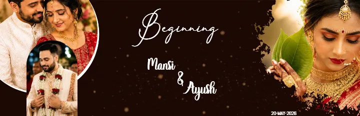 Wedding Album PSD Modern Couple Ceremony Memory Design