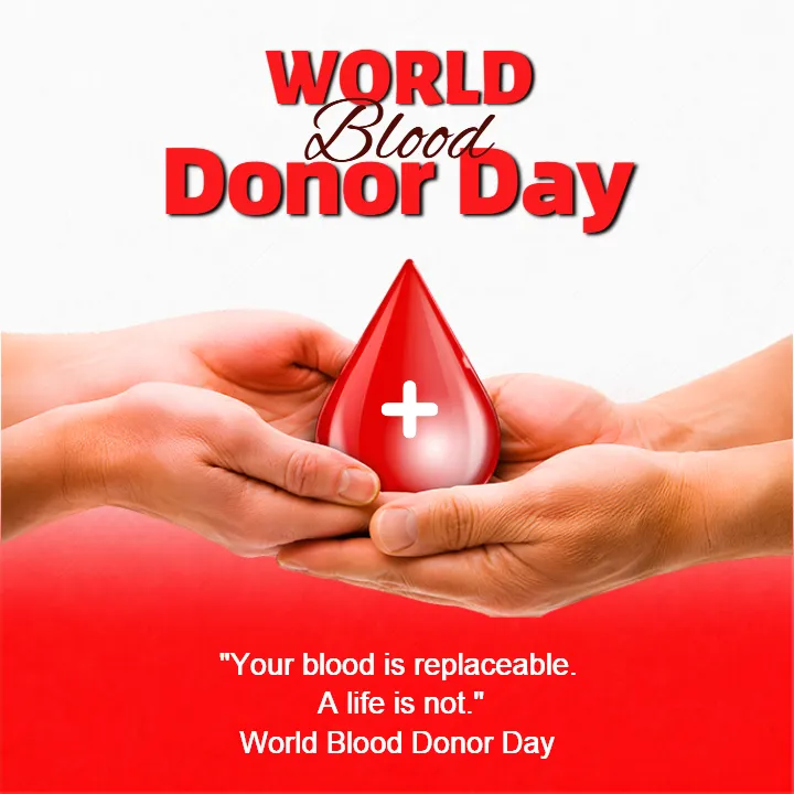 Beautiful World Blood Donor Day Wishes for Social Media