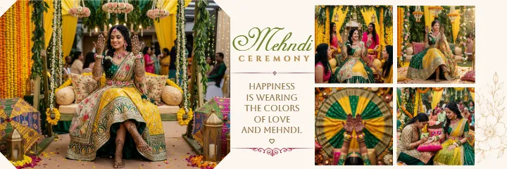 Mehndi Ceremony Album Luxury Floral Mehndi Ceremony Album