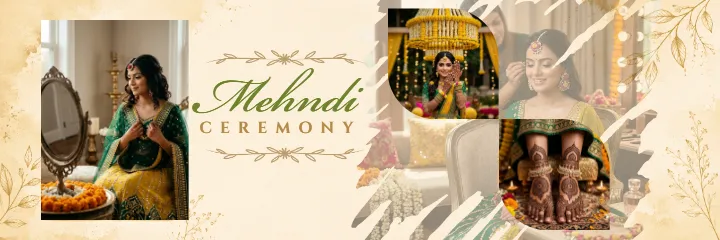Mehndi Ceremony Album Luxury Floral Mehndi Ceremony Album