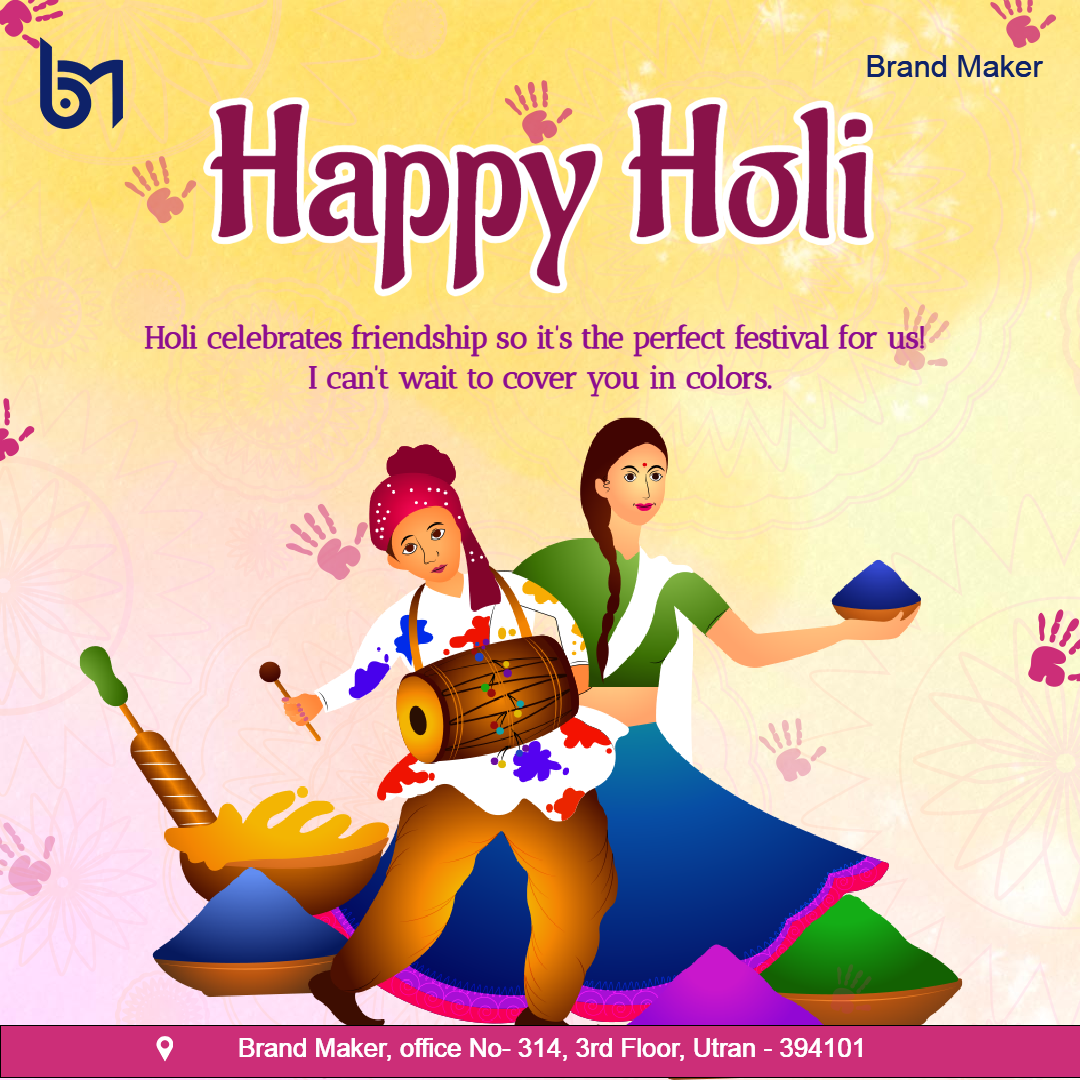 Free Happy Holi Quote Post