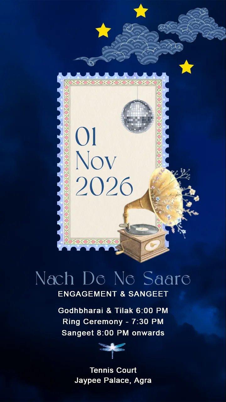 Animated Postcard Wedding Invitation Video for Your Big Day