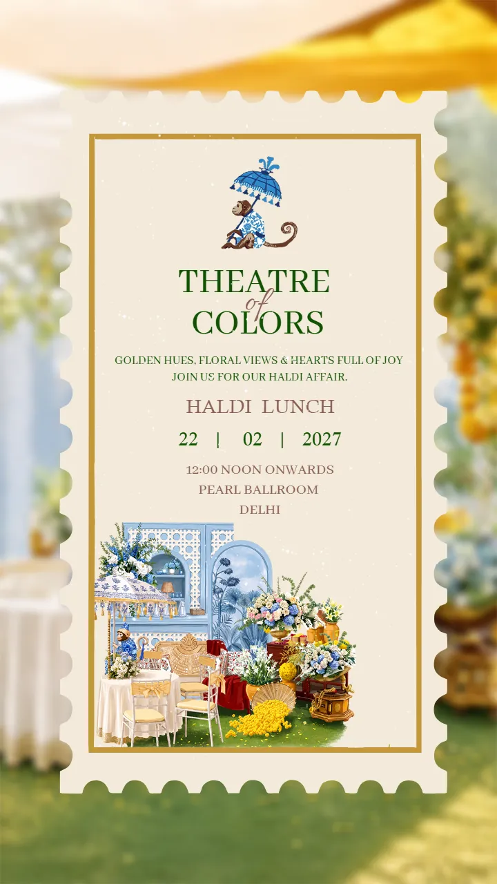 Wedding Invitation Video for a Grand Theatrical Wedding