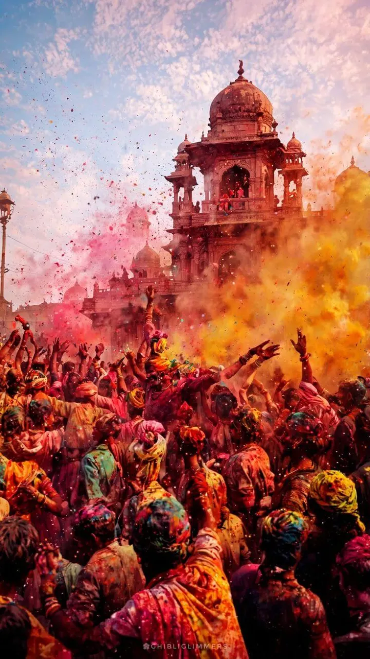 Modern Happy Holi Festival Status Video in English 2026