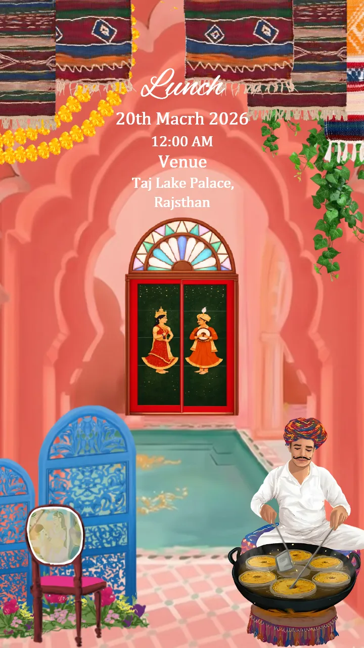 Wedding Invitation Video Royal Rajasthan Style