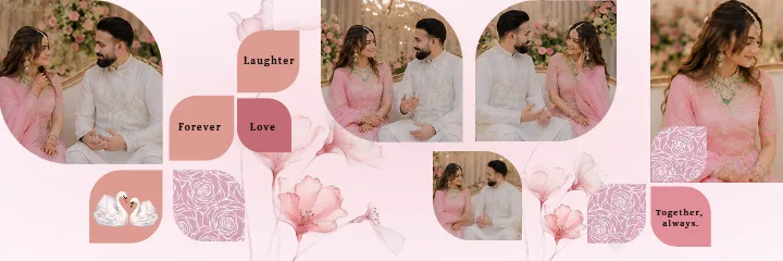 Engagement Album PSD Cinematic Engagement Album Pink HD