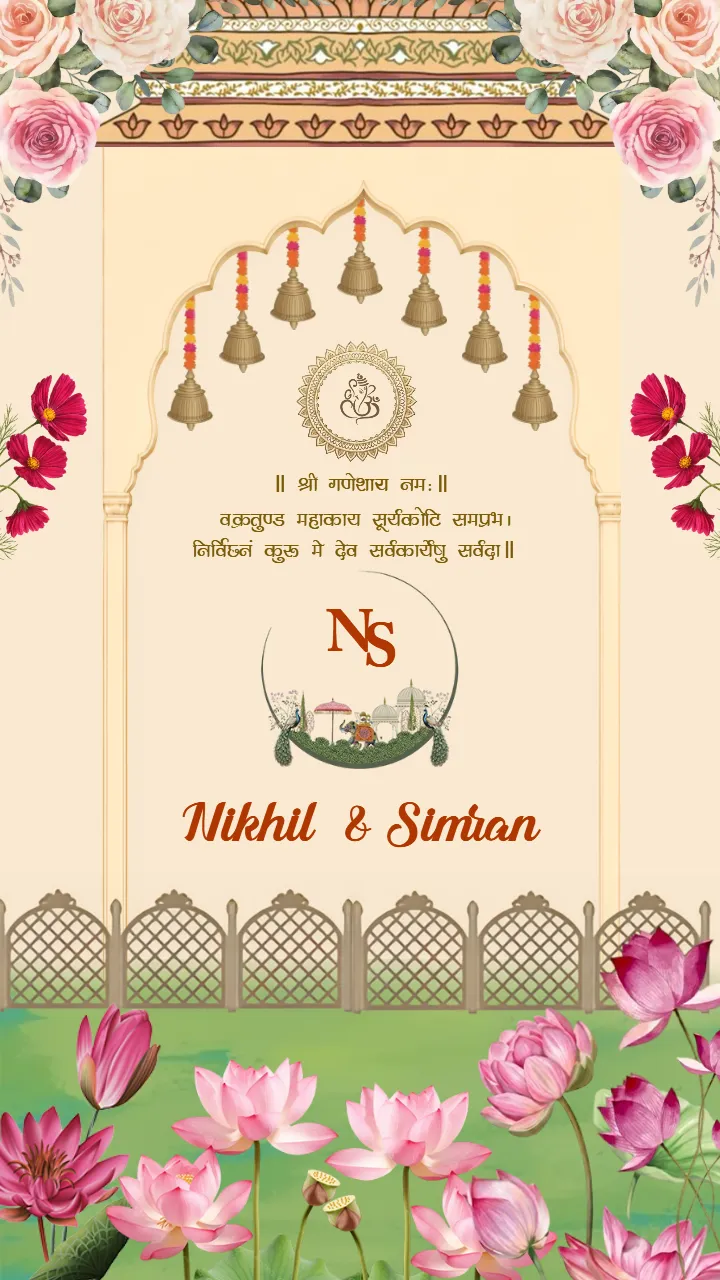 Wedding Invitation Video Template for Modern Couples