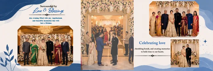 Reception Album Design PSD for Stunning Reception Memories