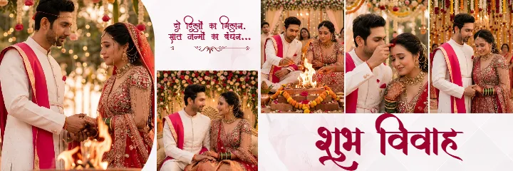 Marathi Wedding PSD Album Traditional Templates Online