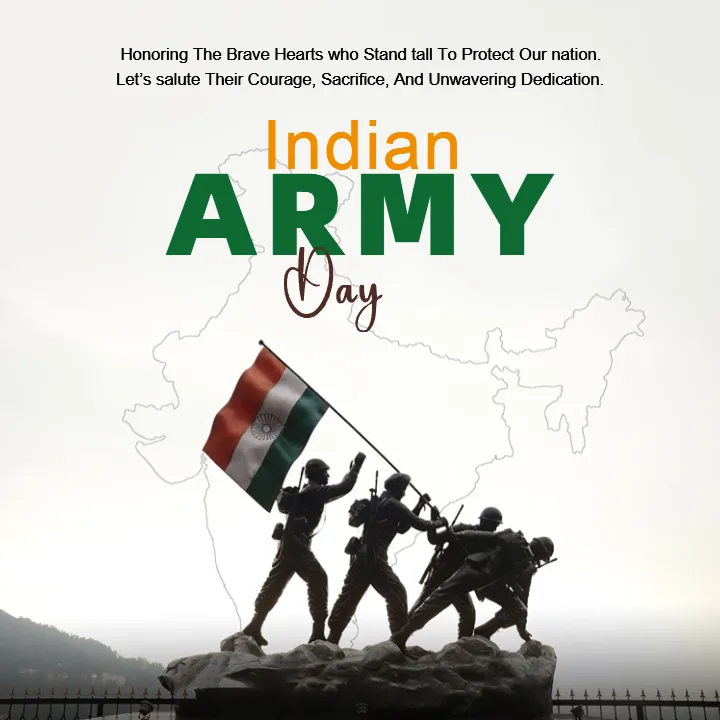 Indian Army Day Post Celebrate Heroes of Our Nation 2026