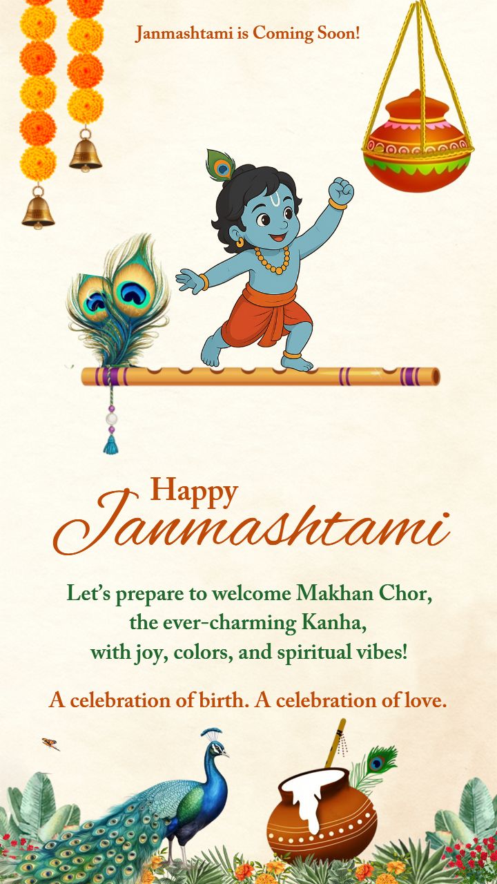 Krishna Janmashtami Coming Soon video with Love and Colors