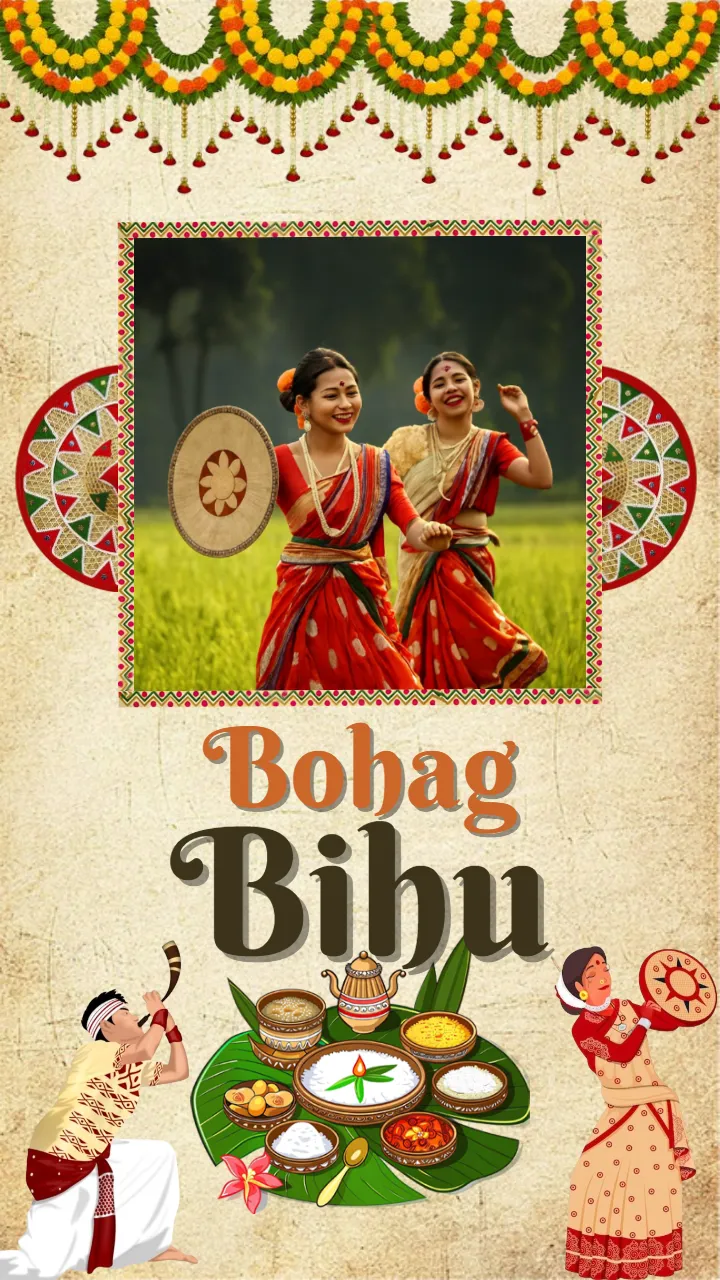 Happy Bohag Bihu Status Video in English Free HD Download