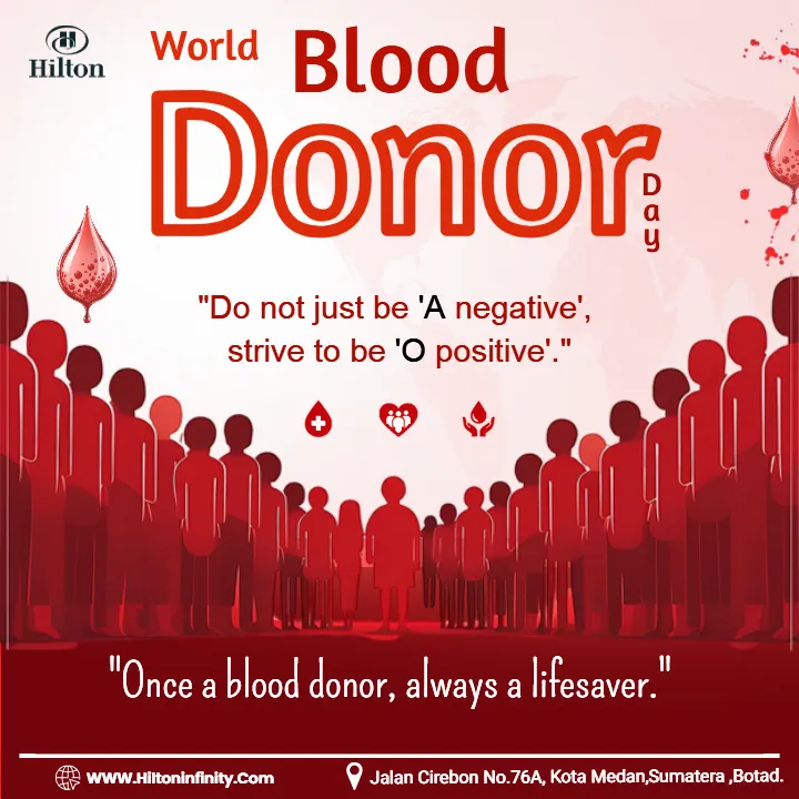 Modern World Blood Donor Day Branding Post Online Collection