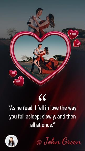 Love Quote Instagram Story Template