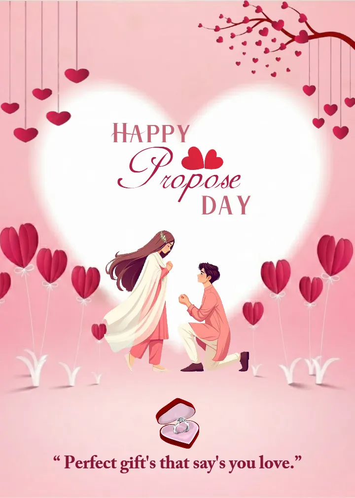 Happy Propose Day Greeting Send Love and Romantic Wishes