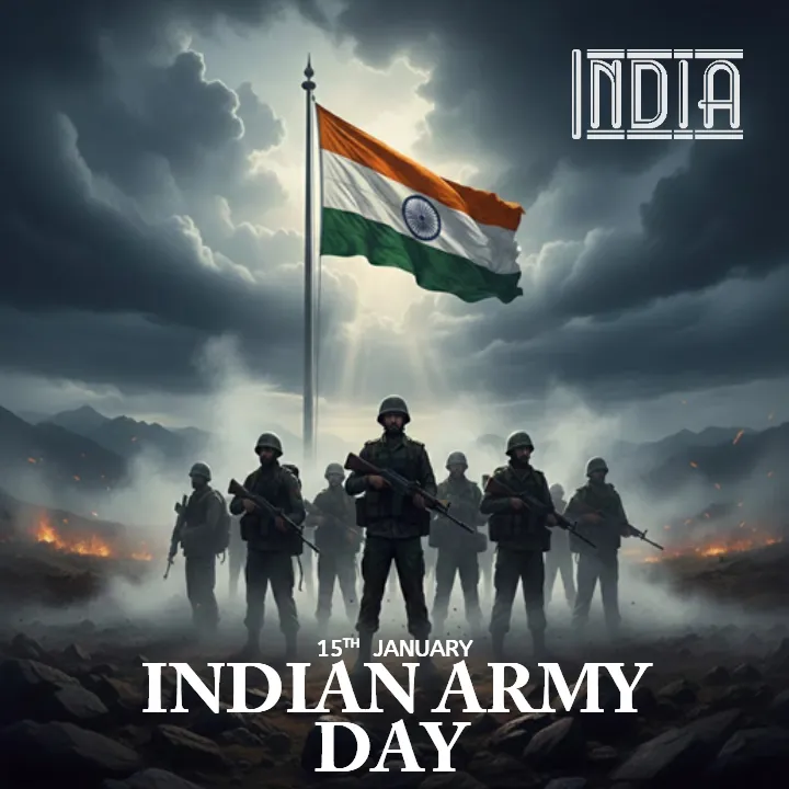 Indian Army Day 15 January Image HD Free Download 2026