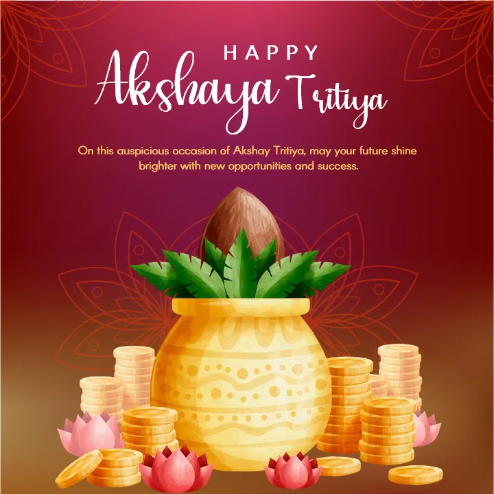 Divine Happy Akshaya Tritiya Wishes in English for Sharing