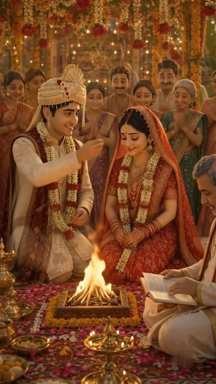 3D Bihari Wedding Invitation Video with Traditional Rituals