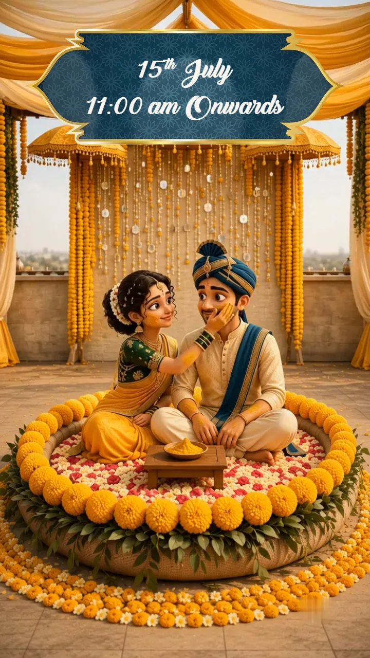 3D Marathi Wedding Invitation Video for Traditional Wedding