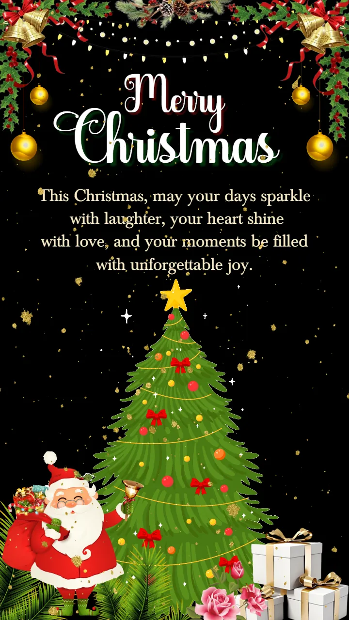 Cute Merry Christmas Wishes Images for Friends Online