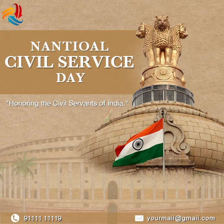 Unique National Civil Service Day Branding Post Download