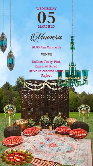 Online Heartfelt Wedding Invitation Template