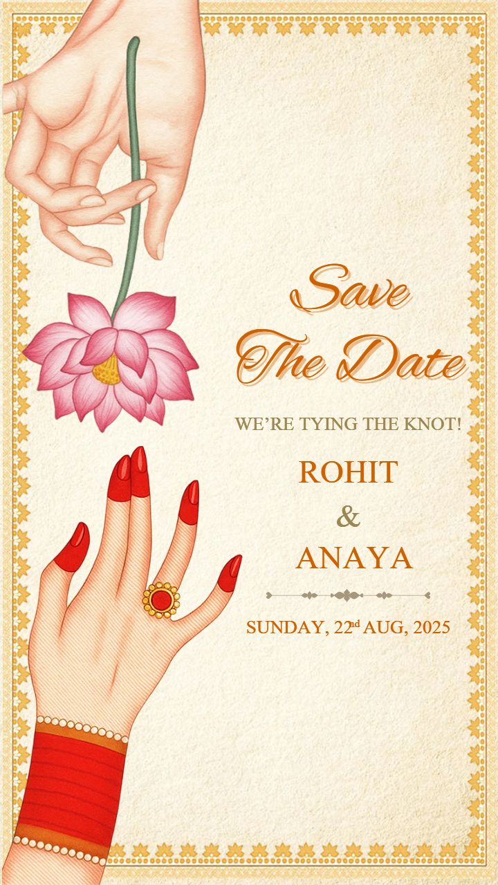 Classic Wedding Charm Save the Date Video