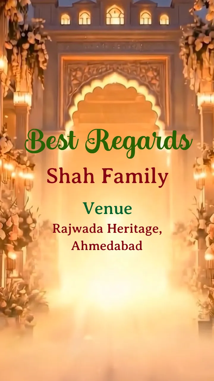 3D Wedding Invitation Video Royal Palace Theme