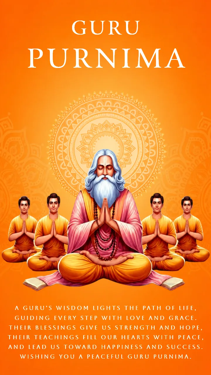 Happy Guru Purnima Photo Collection with Divine Greetings