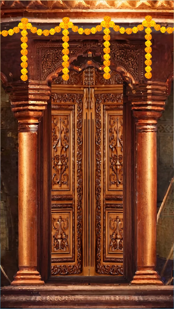 Hindi Wedding Invitation Video Traditional Mandap Theme