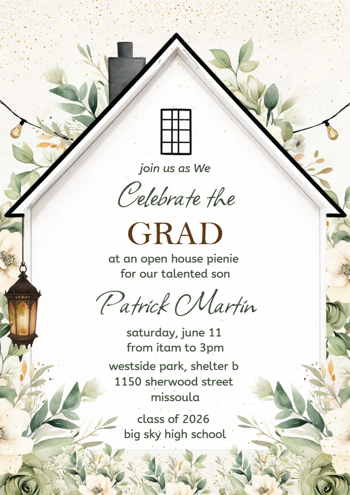 Create Open House Invitation Online with Easy Templates