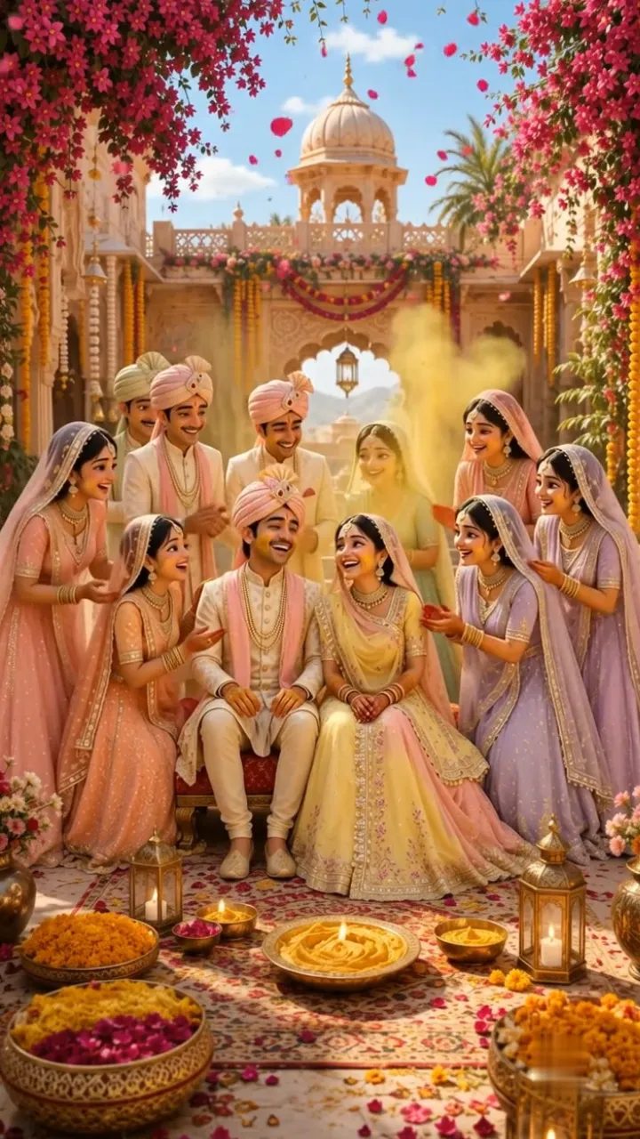 3d Indian Wedding Invitation Video with Royal Rajput Theme