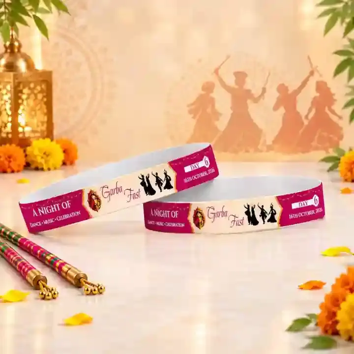 Dandiya Raas Entry Band Design for Garba Night