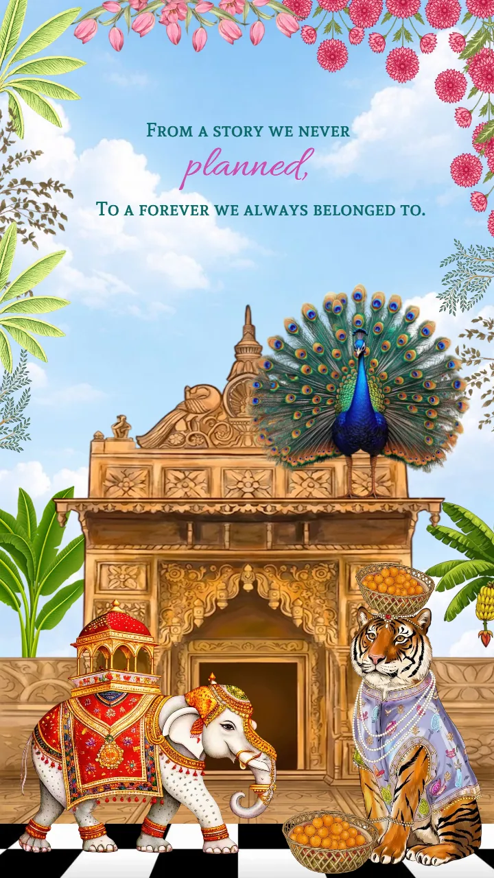 Save The Date Video with Royal Rajasthani Theme