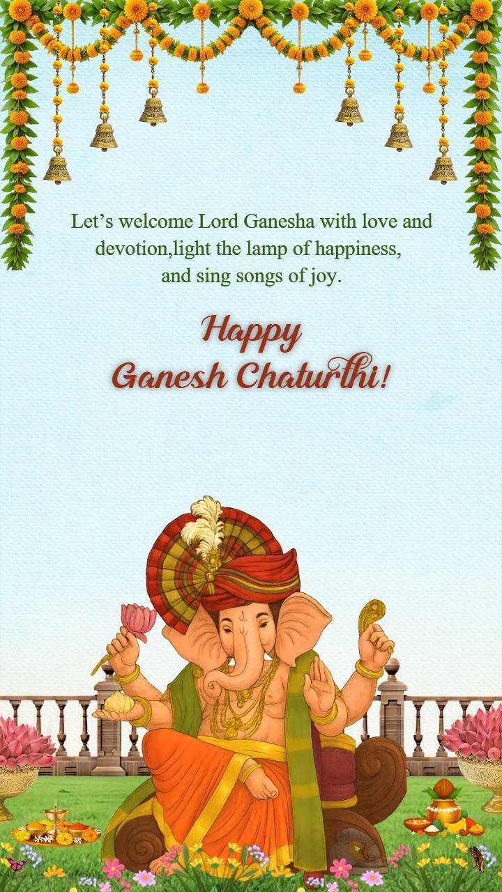 Joyful Lord Ganesh WhatsApp Status Video Download
