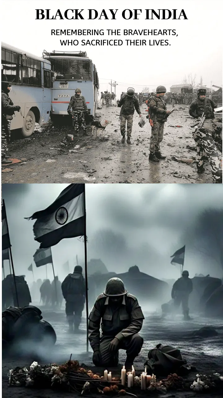 Pulwama Attack Black Day Status Video in English Free Online