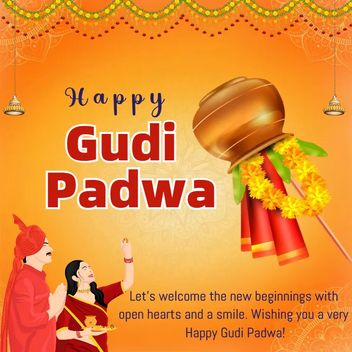 Beautiful Latest Happy Gudi Padwa Wishes in English Free