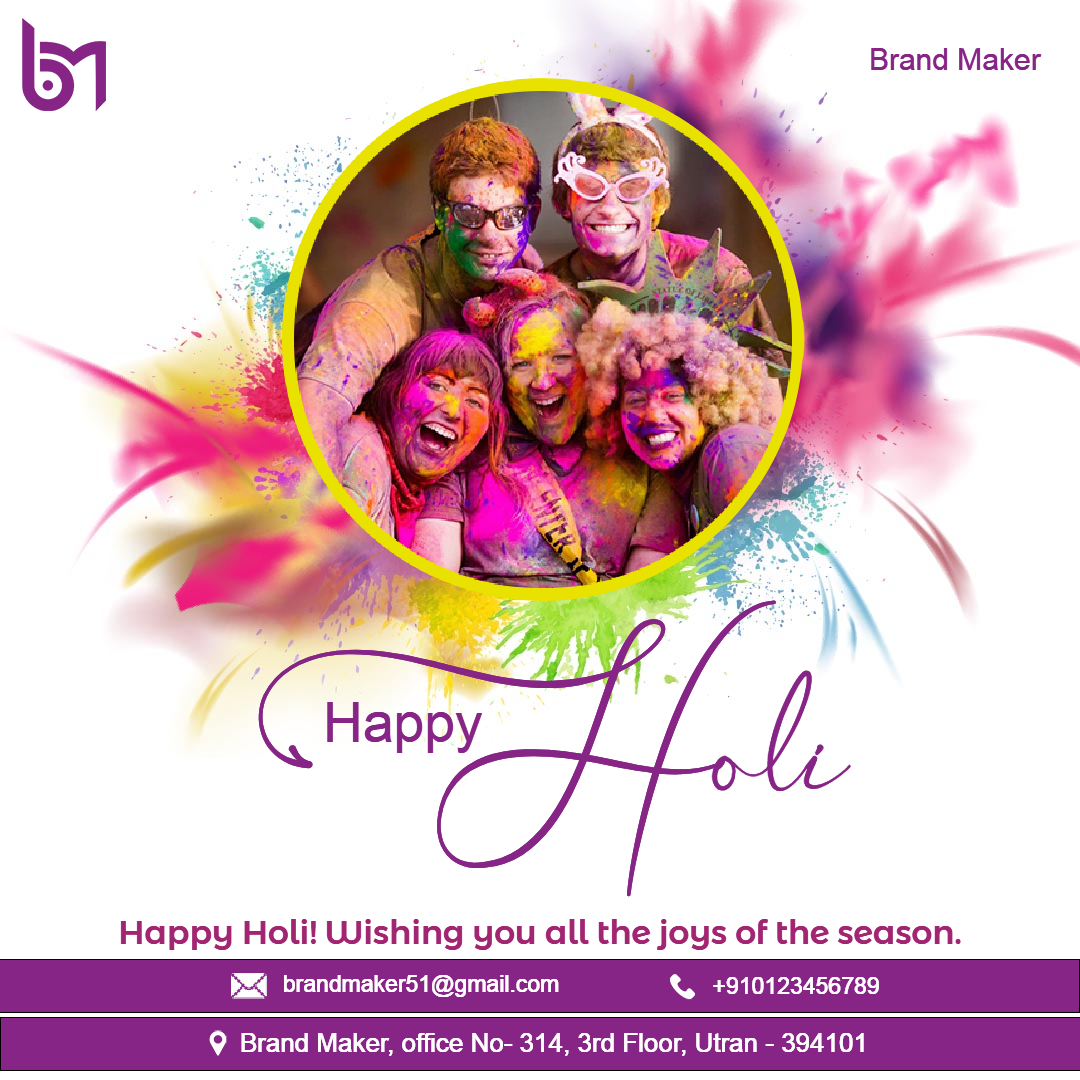 Happy Holi Quote Post
