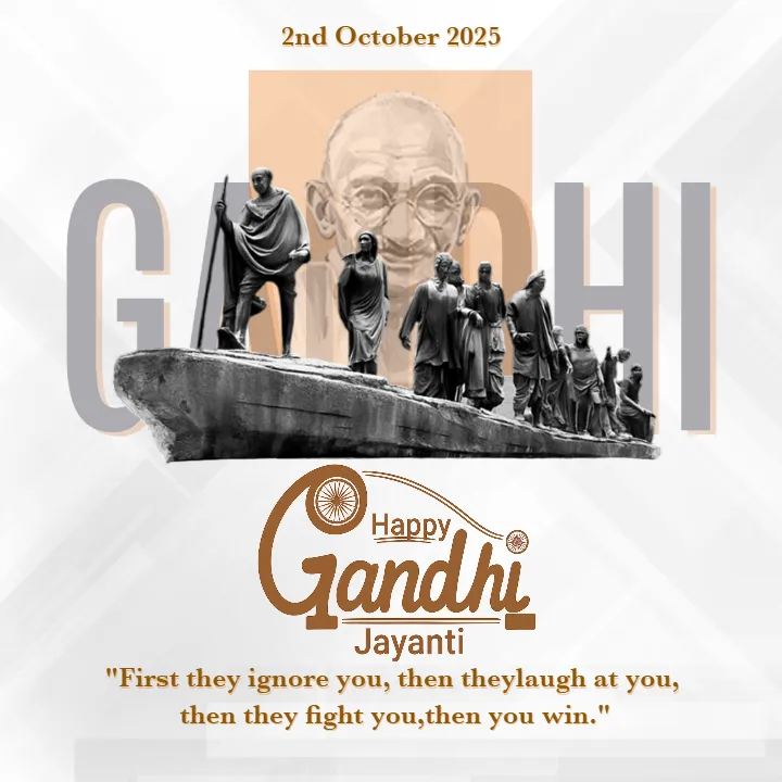 Gandhi Jayanti Poster Creative Designs for Celebration