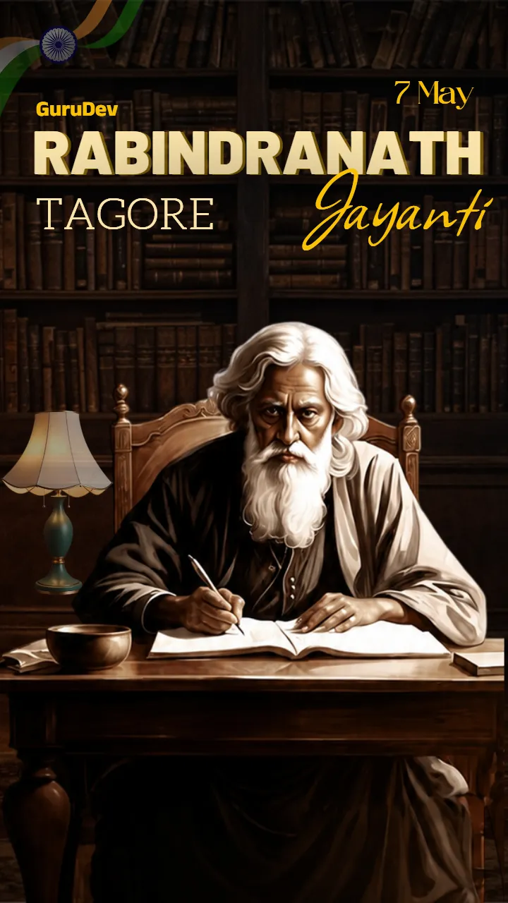 Tagore Jayanti Images HD Download Beautiful Collection