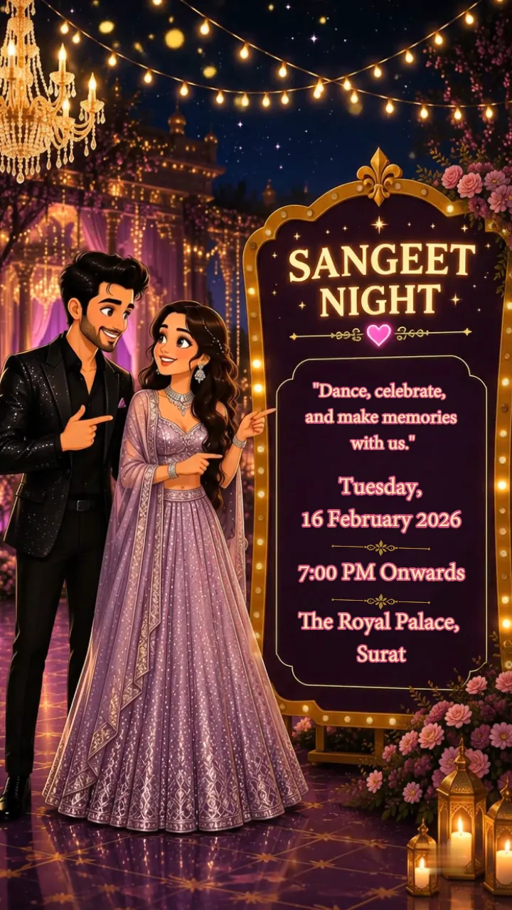 3D Wedding Invitation Video for Grand Indian Wedding