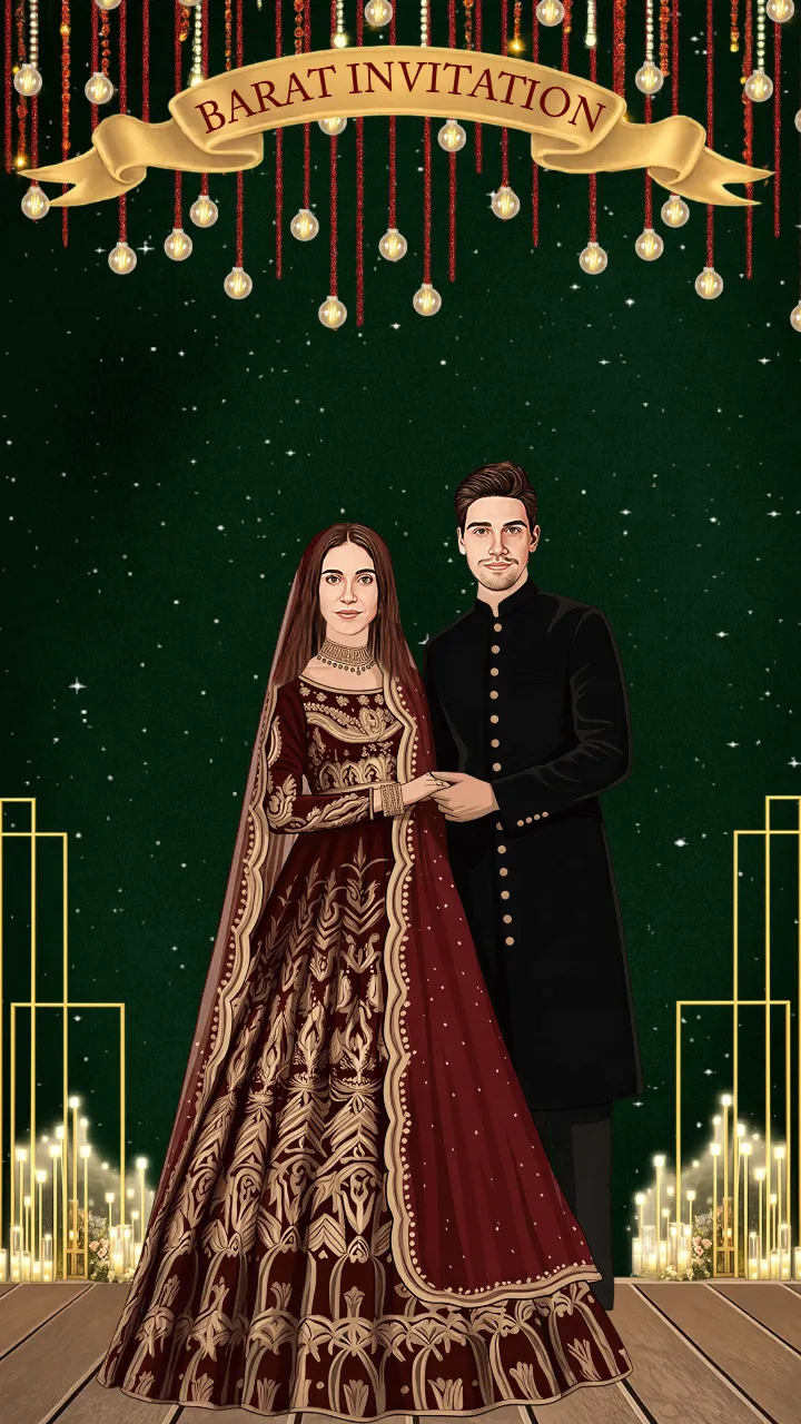 Muslim Wedding Invitation Video Luxury Wedding Design