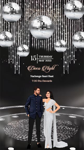 Royal Scroll Rajasthani Wedding Invitation Template Online