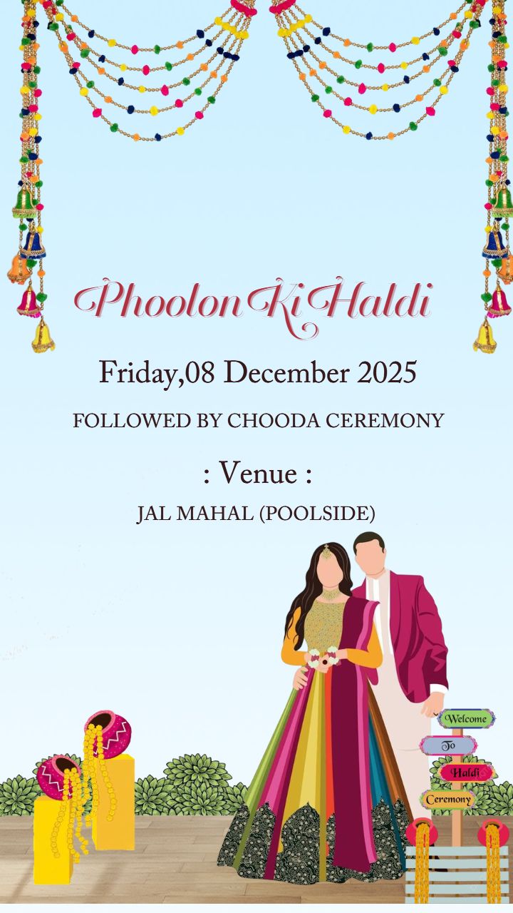 Romantic Video Invite for Wedding Announcement