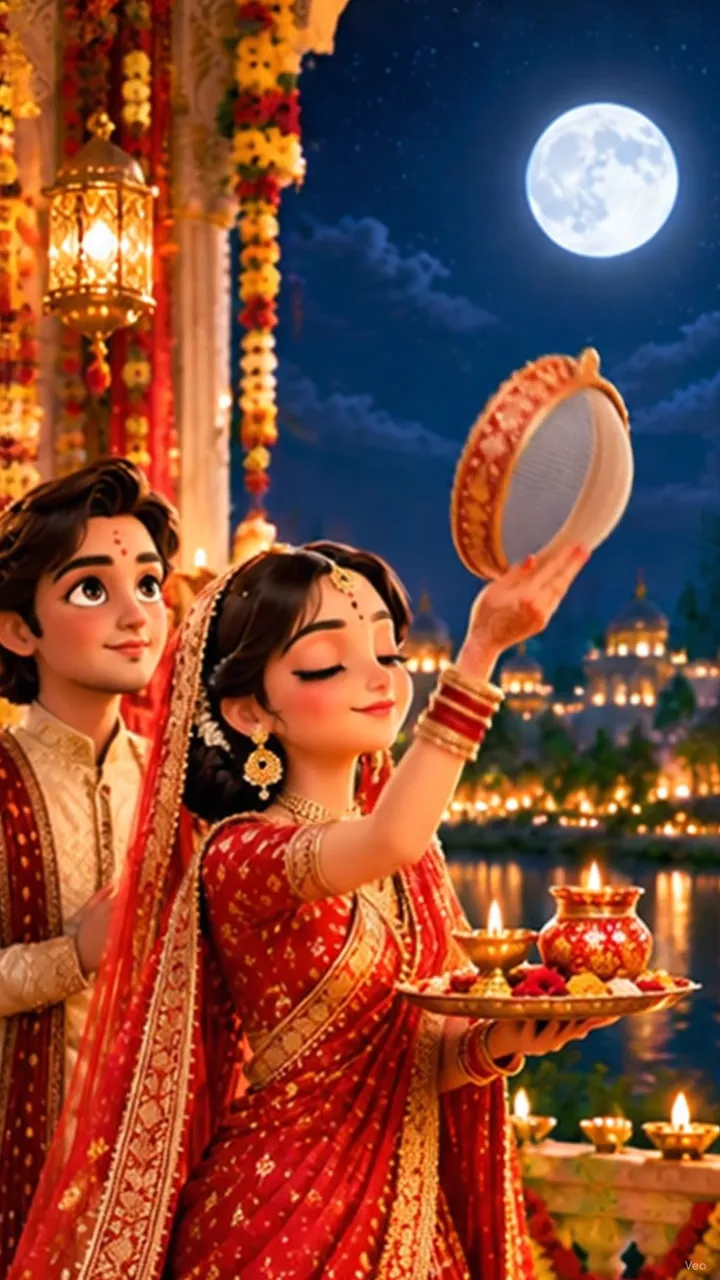 Karwa Chauth Status Video Templates for Instant Sharing