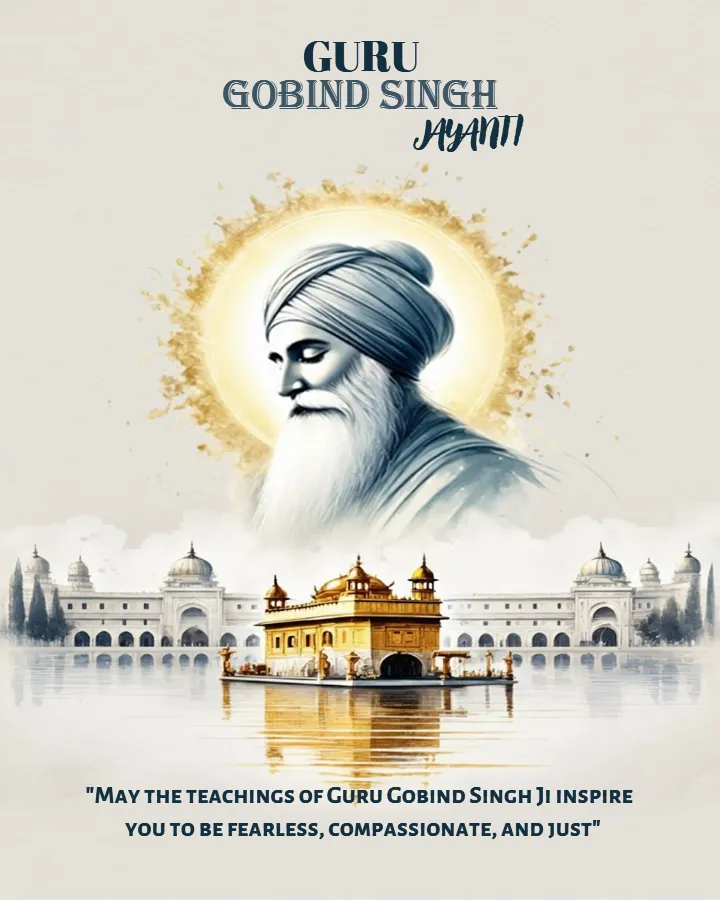 Guru Gobind Singh Jayanti Images English HD Download 2026