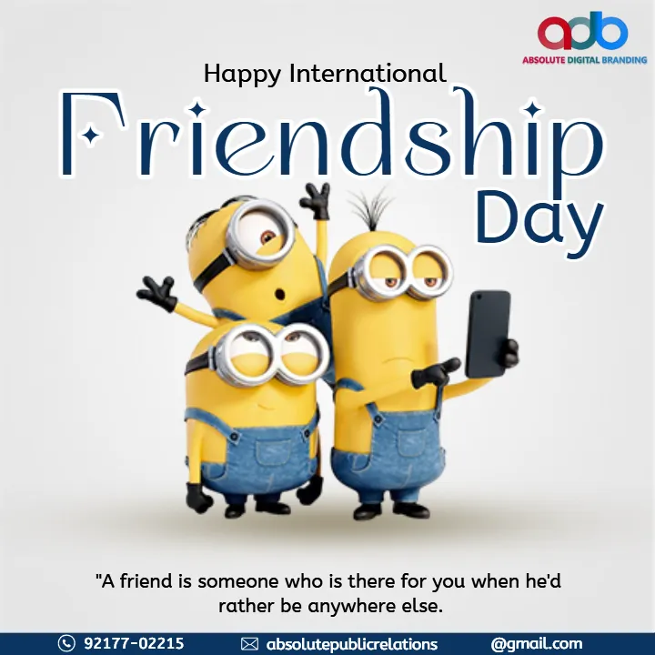 International Friendship Day Branding Post Maker Online