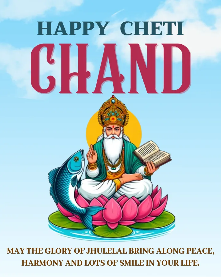 Happy Cheti Chand Picture in English HD for Social Media