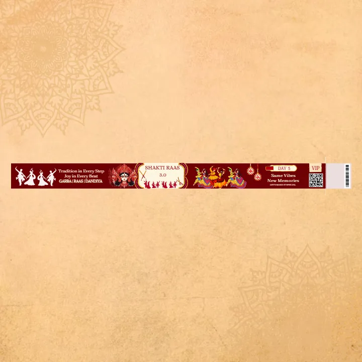 Navratri Hand Band Design for Garba Night identification